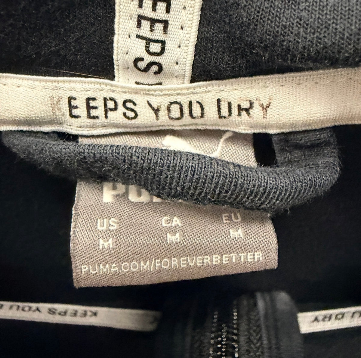 Puma Ανδρικό Φούτερ Μαύρο – M
