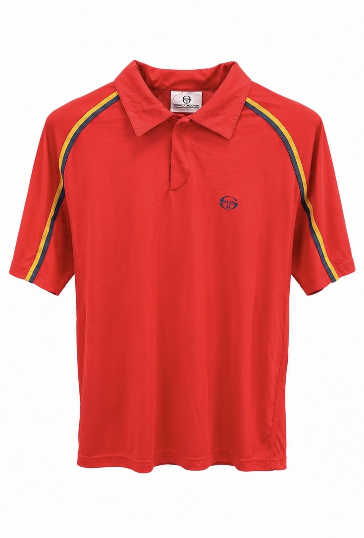 Sergio Tacchini Vintage Polo – Red-L