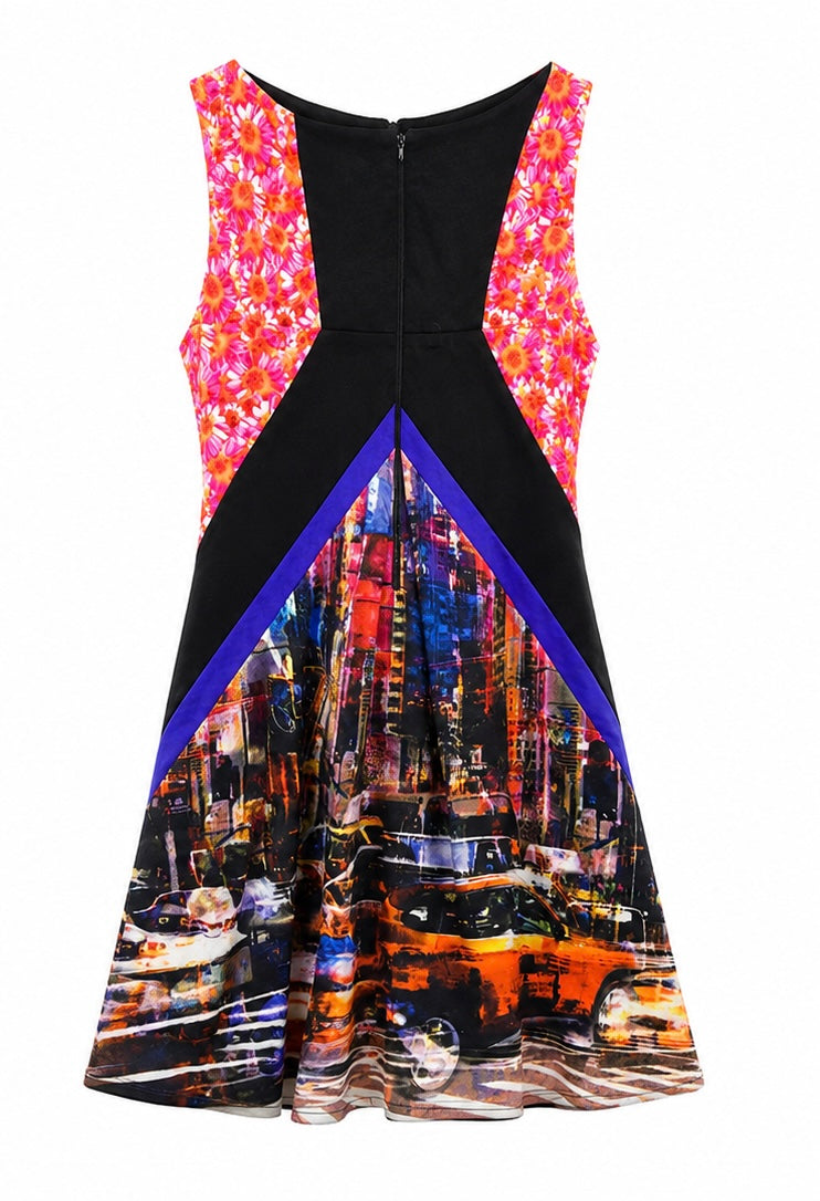 Pennyblack Printed Sleeveless Dress-M