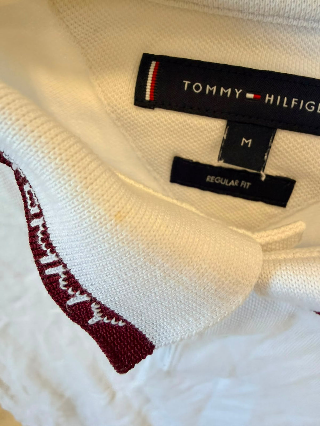 Tommy Hilfiger Polo Shirt – White-M