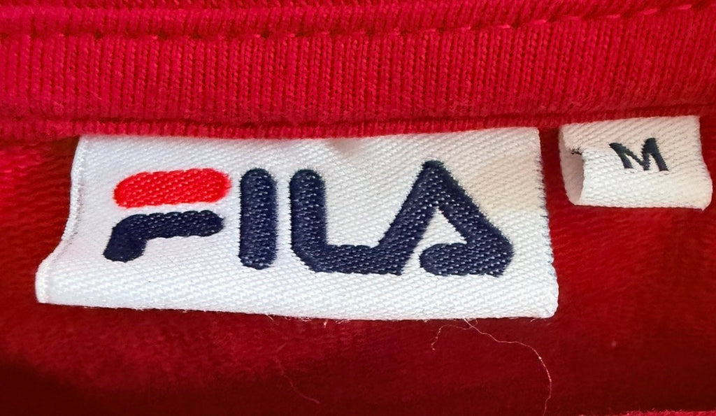 Fila Ανδρικό Φούτερ Κόκκινο – M