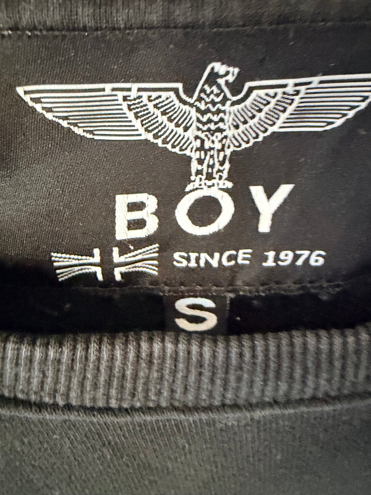BOY London Ανδρικό Φούτερ – Μαύρο/Λευκό – S