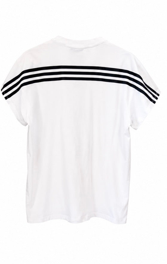 Adidas Essentials Λευκό T-Shirt-S