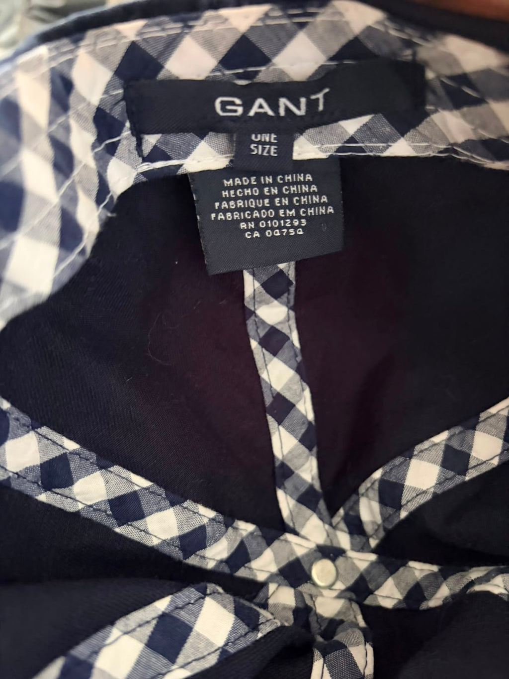 GANT Shield Baseball Cap – Navy