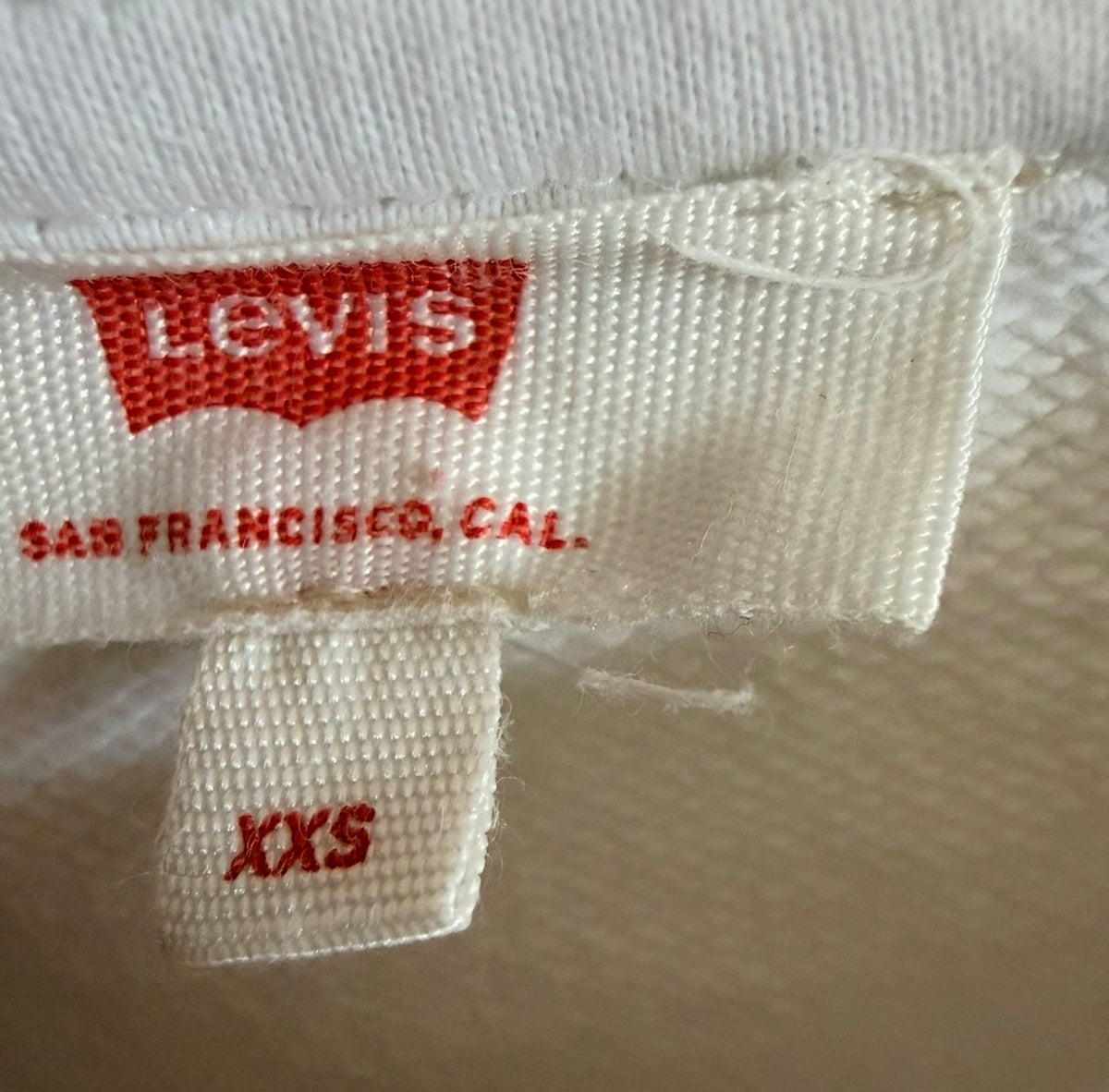 Levi's Γυναικείο Φούτερ Λευκό – XXS