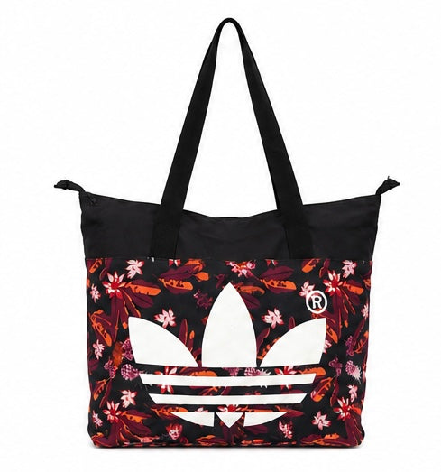 Adidas Originals Floral Shopper Bag – Μαύρη