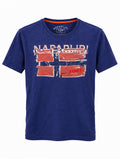 Napapijri Ανδρικό T-Shirt Μπλε με Graphic Logo – M