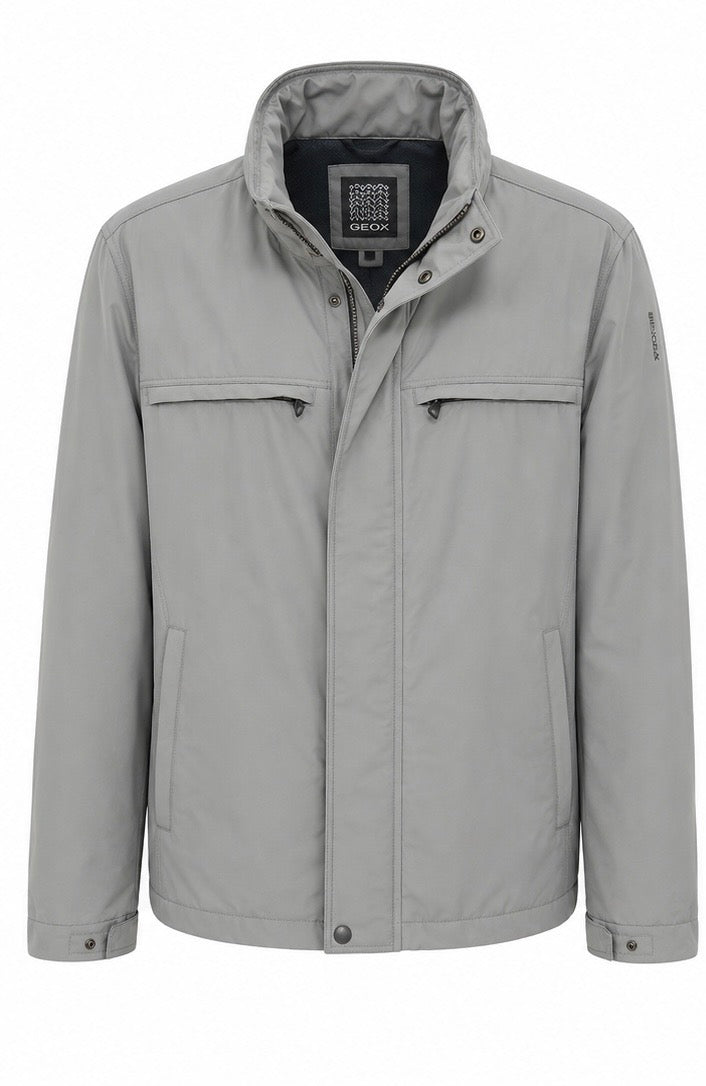 Geox Respira Men’s Jacket – Light Grey-XL