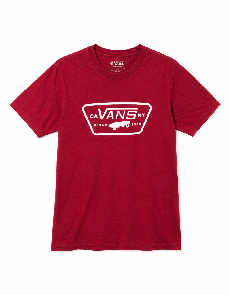 Vans Ανδρικό T-Shirt Μπλουζάκι – Κόκκινο – Μ