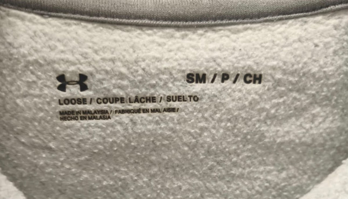 Under Armour Ανδρικό Φούτερ Γκρι - S