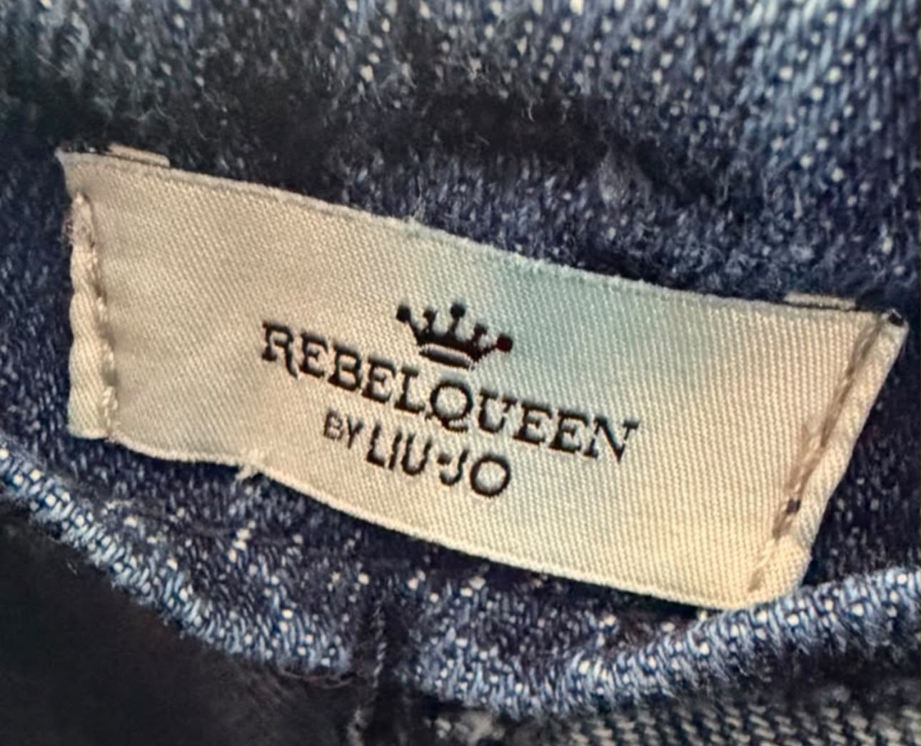 Rebel Queen by Liu Jo Γυναικείο Cropped Wide Leg Τζιν-L