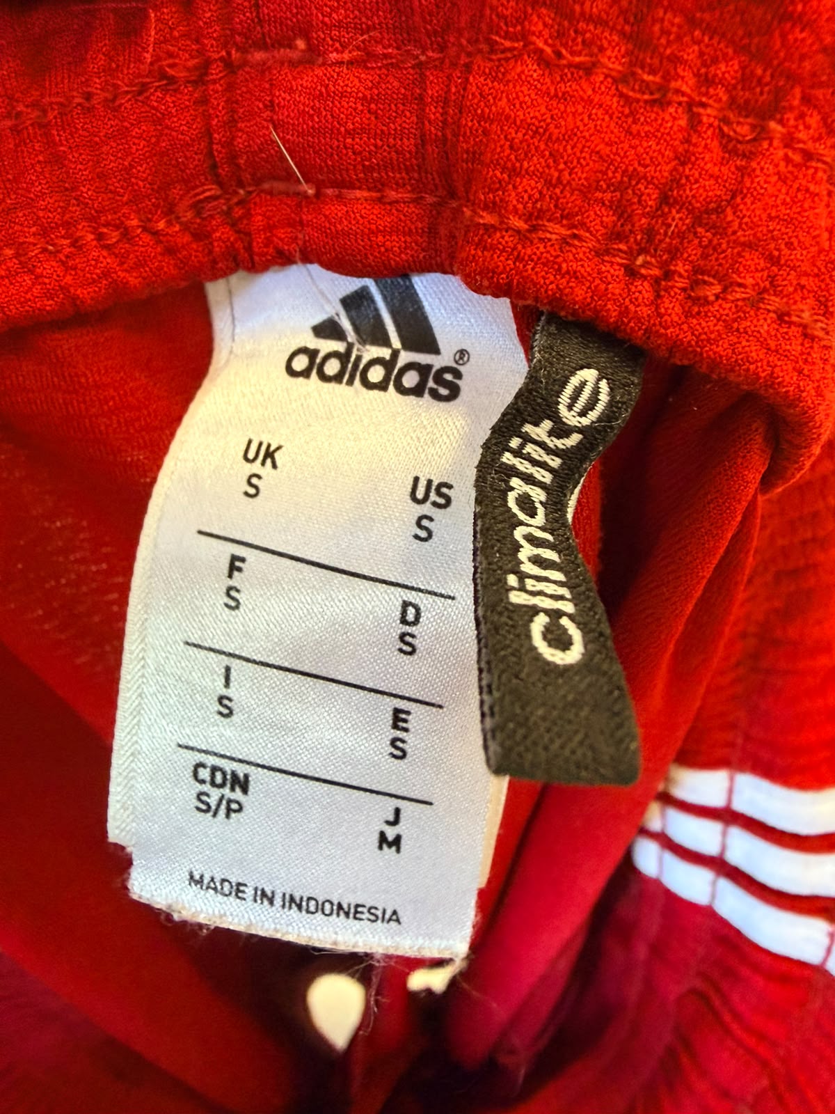 Adidas Red Performance Shorts-S