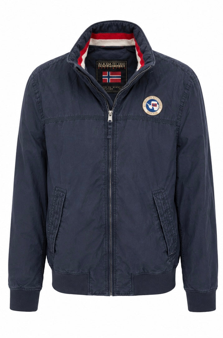 Napapijri Bomber Jacket – Navy-XXL