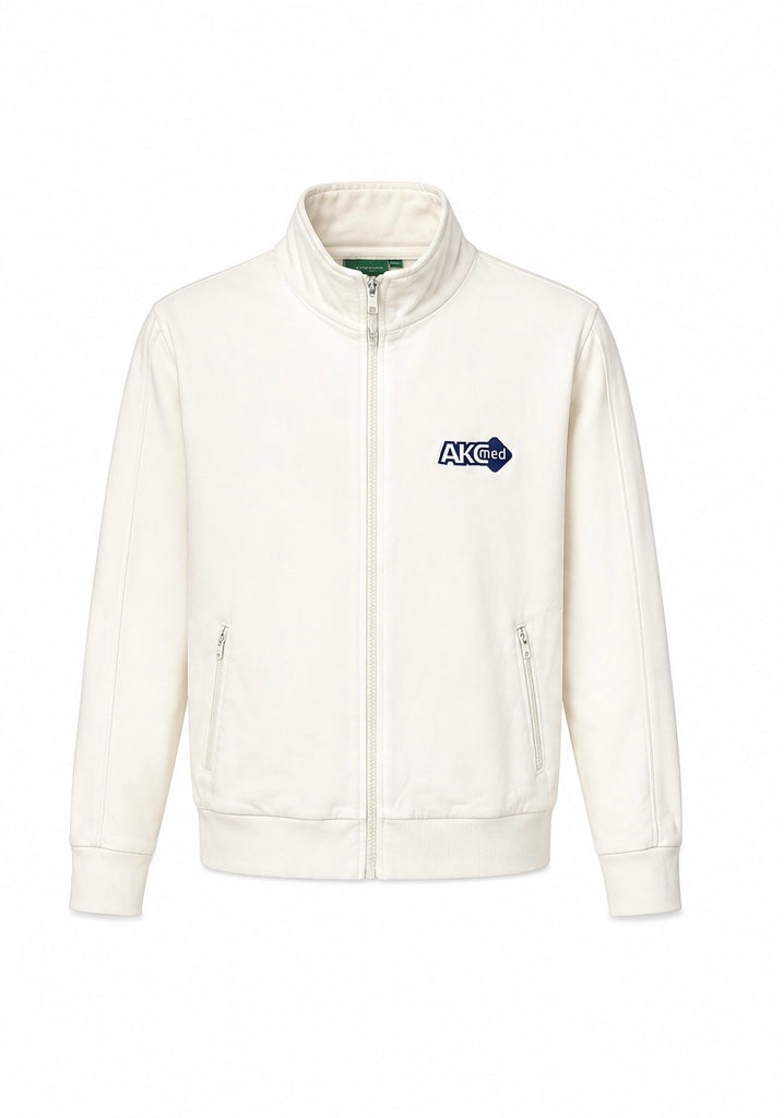 Adlev Ανδρική Ζακέτα Φούτερ Full Zip – Εκρού – L