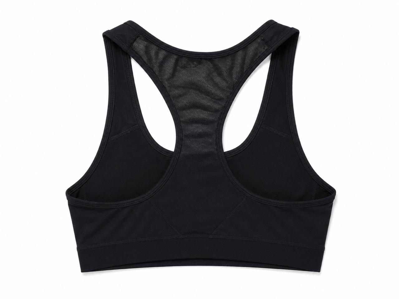 Nike Swoosh Sports Bra – Black-S