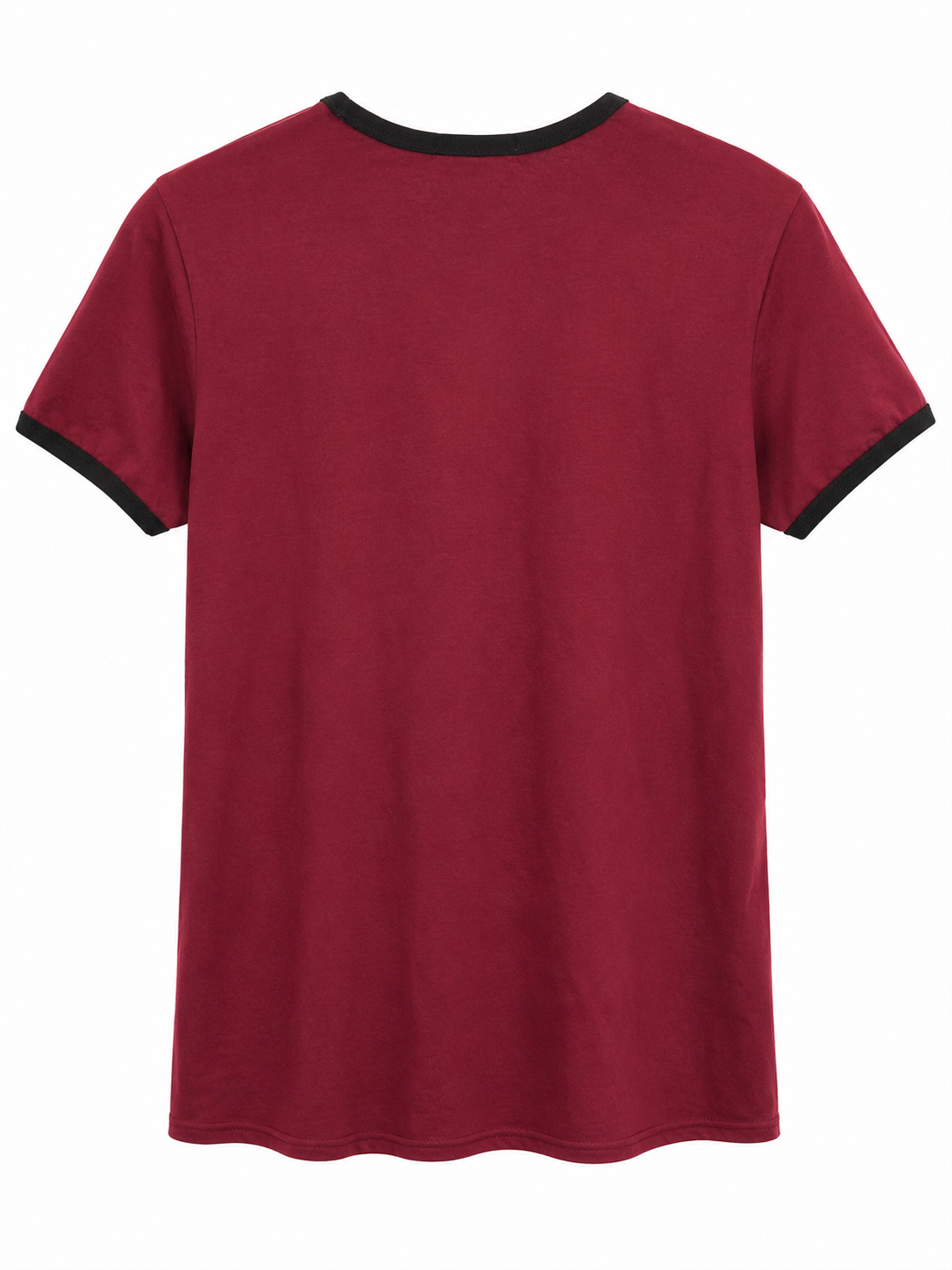 Vans Burgundy Ringer T-Shirt-M