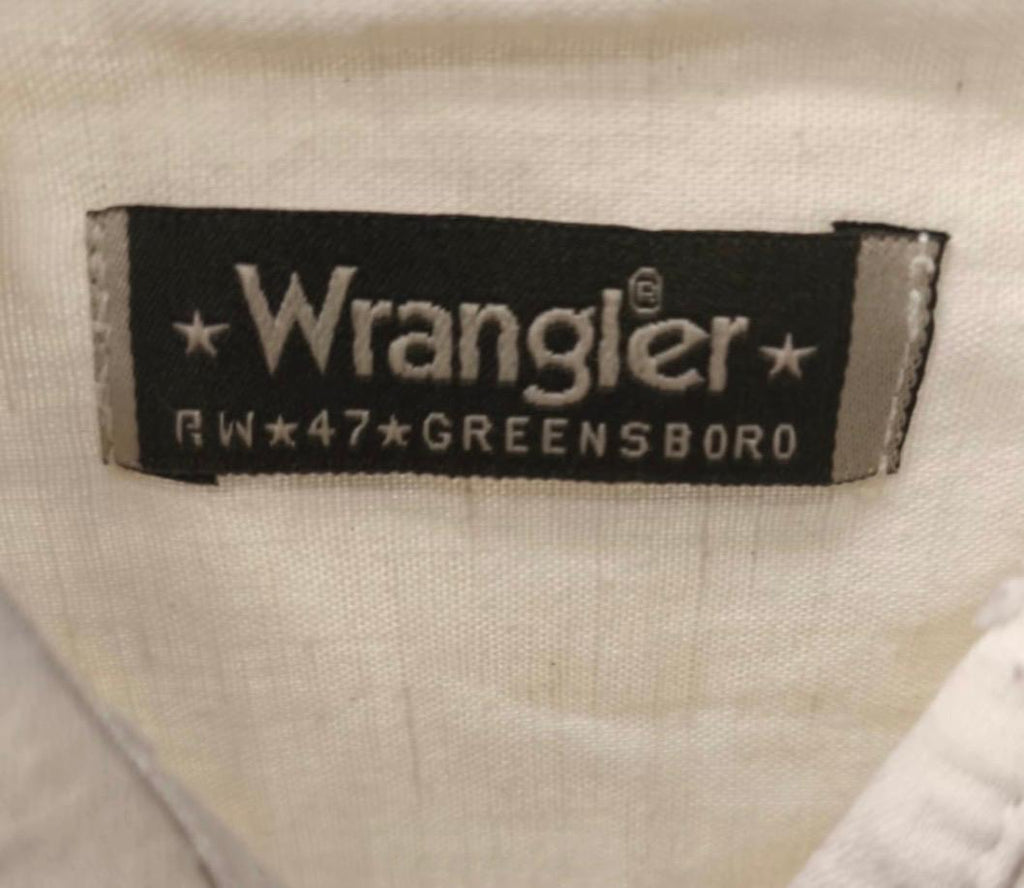 Wrangler Ανδρικό Κοντομάνικο Πουκάμισο – Εκρού – M