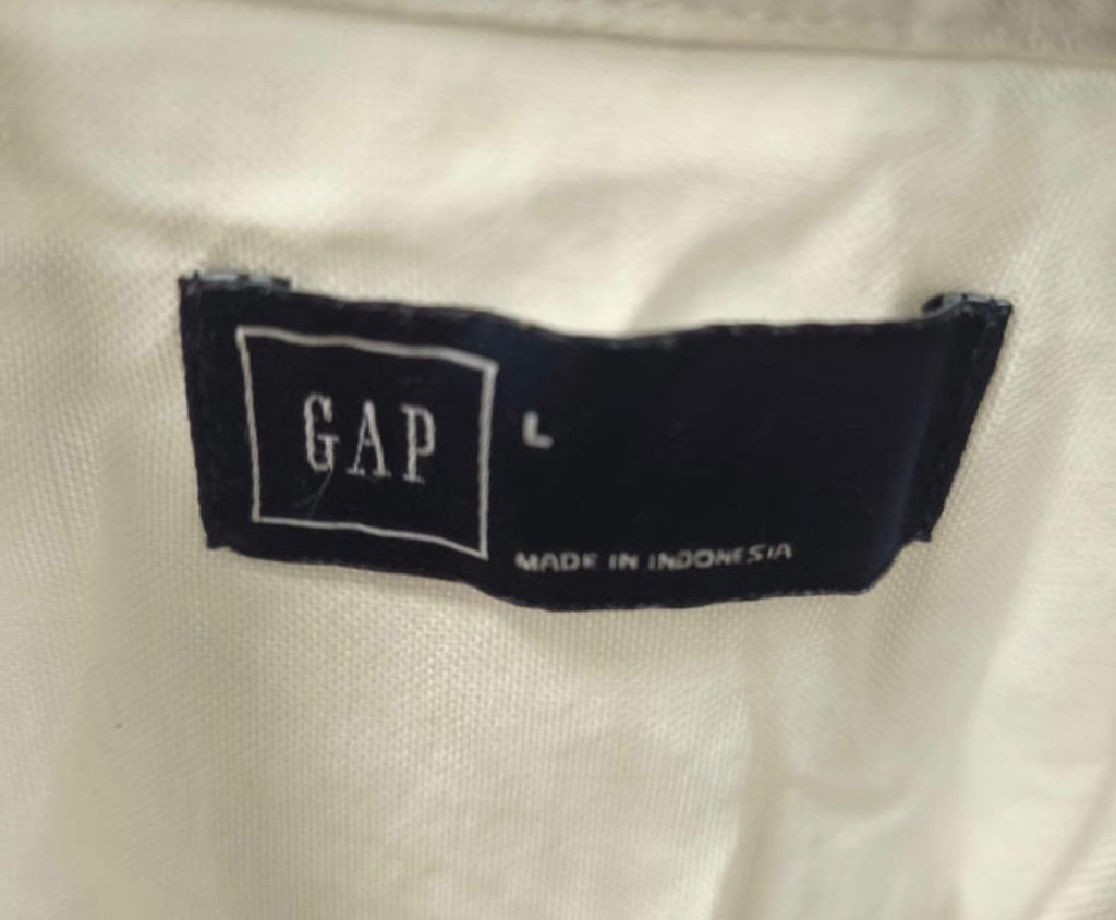 GAP Ανδρικό Κοντομάνικο Πουκάμισο – Λευκό – L