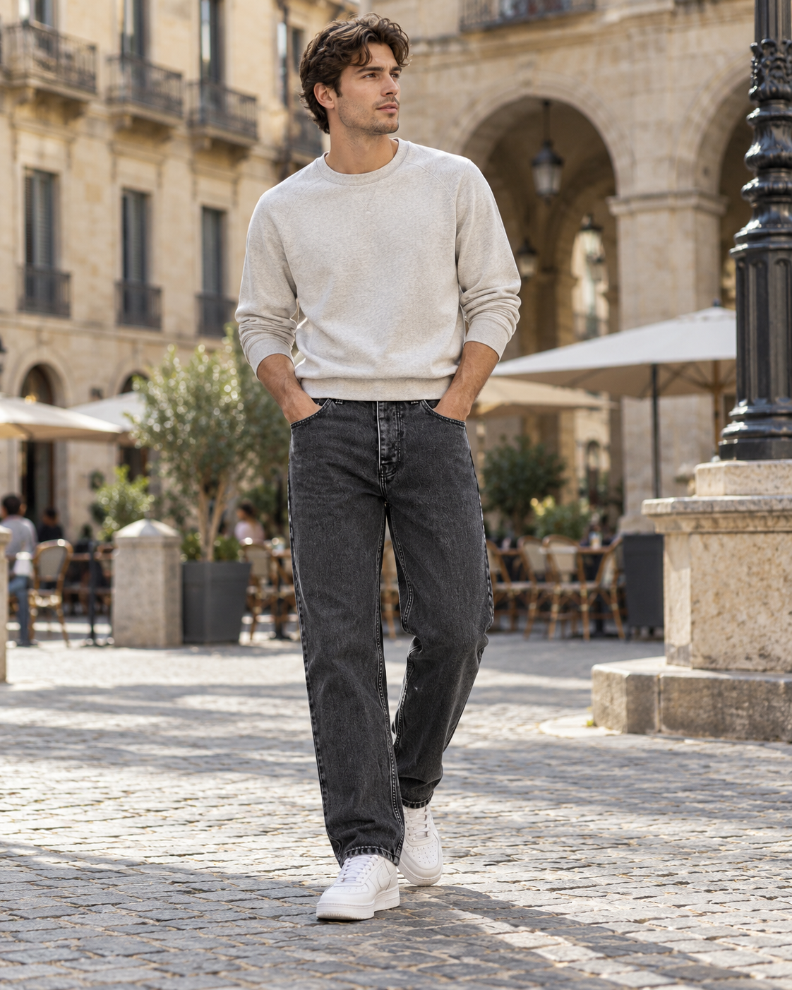 Carhartt Ανδρικό Τζιν Παντελόνι Μαύρο - 29