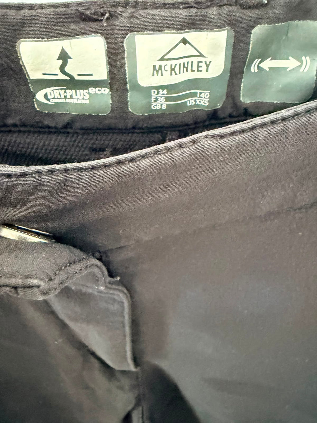 McKINLEY Outdoor Παντελόνι Πεζοπορίας – Μαύρο-M