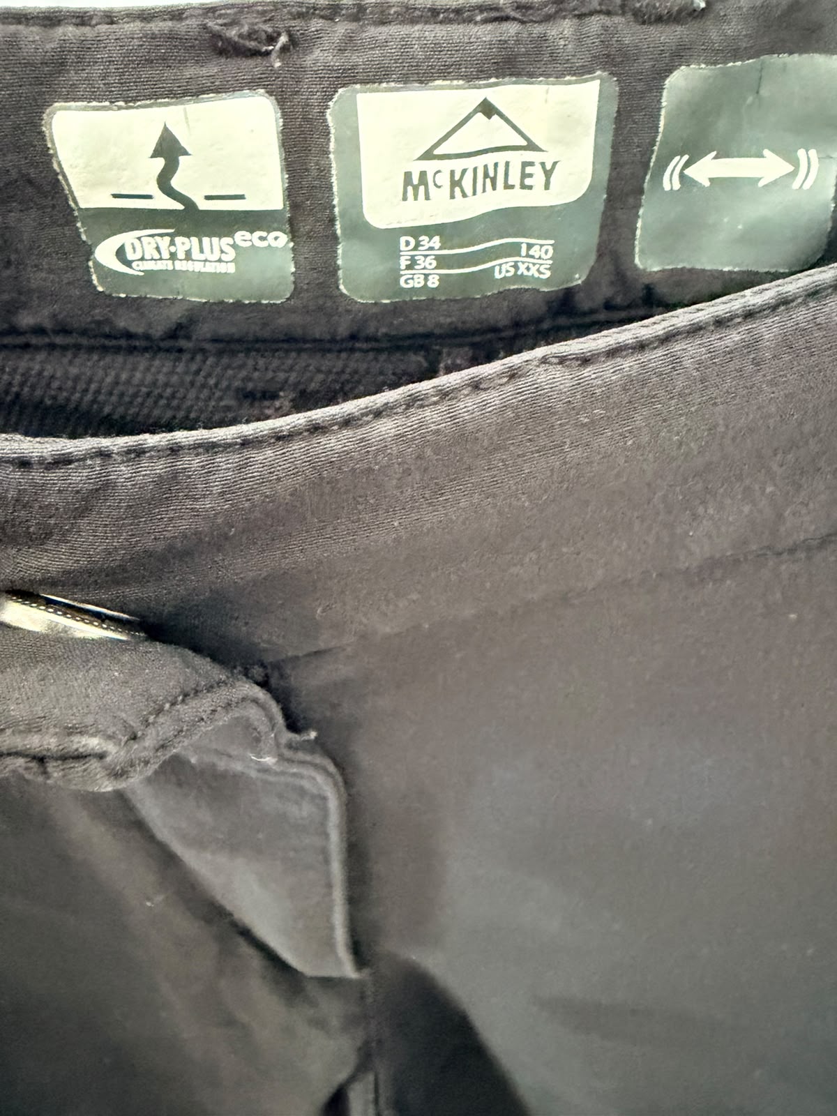 McKINLEY Outdoor Παντελόνι Πεζοπορίας – Μαύρο-M