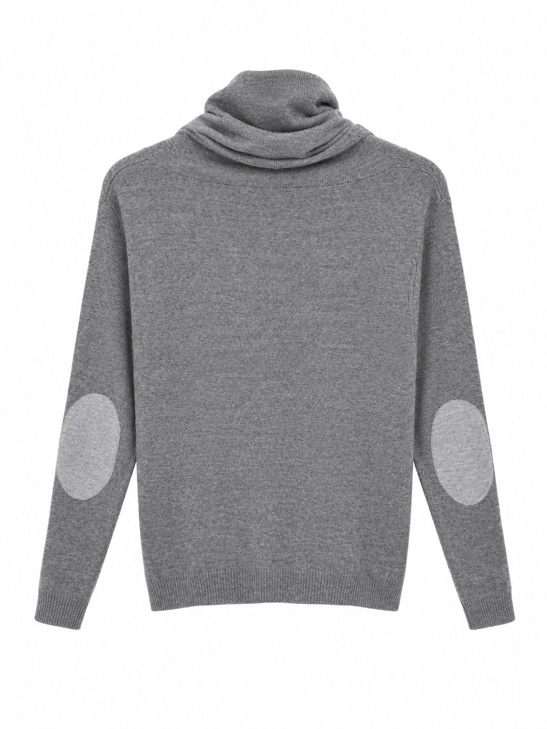 Guess Γυναικείο Πλεκτό Πουλόβερ με Cowl Neck Γκρι-XL