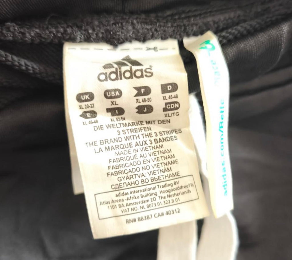 Adidas Ανδρικό Παντελόνι Φόρμας Μαύρο - XL