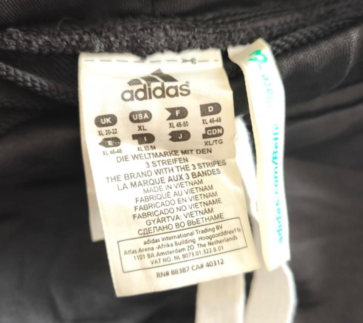 Adidas Ανδρικό Παντελόνι Φόρμας Μαύρο - XL