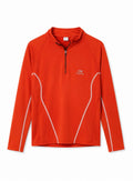Kalenji Ανδρικό Αθλητικό Φούτερ Half-Zip – Πορτοκαλί – Medium