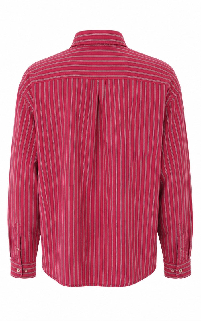 Marlboro Classics Striped Shirt – Red-XL