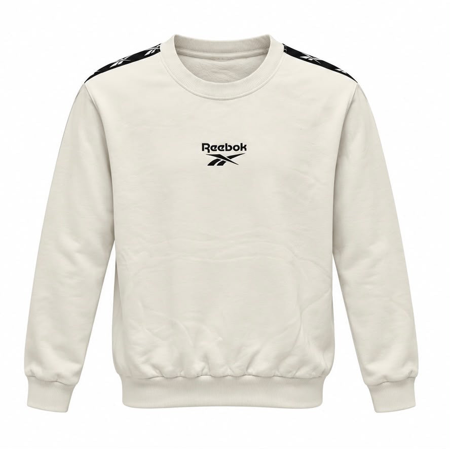 Reebok Ανδρικό Φούτερ Εκρού - M