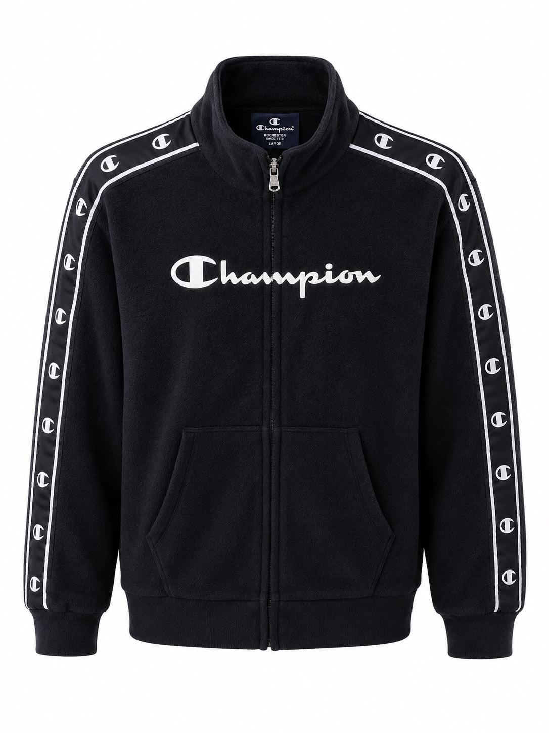 Champion Full Zip Track Jacket – Black-L