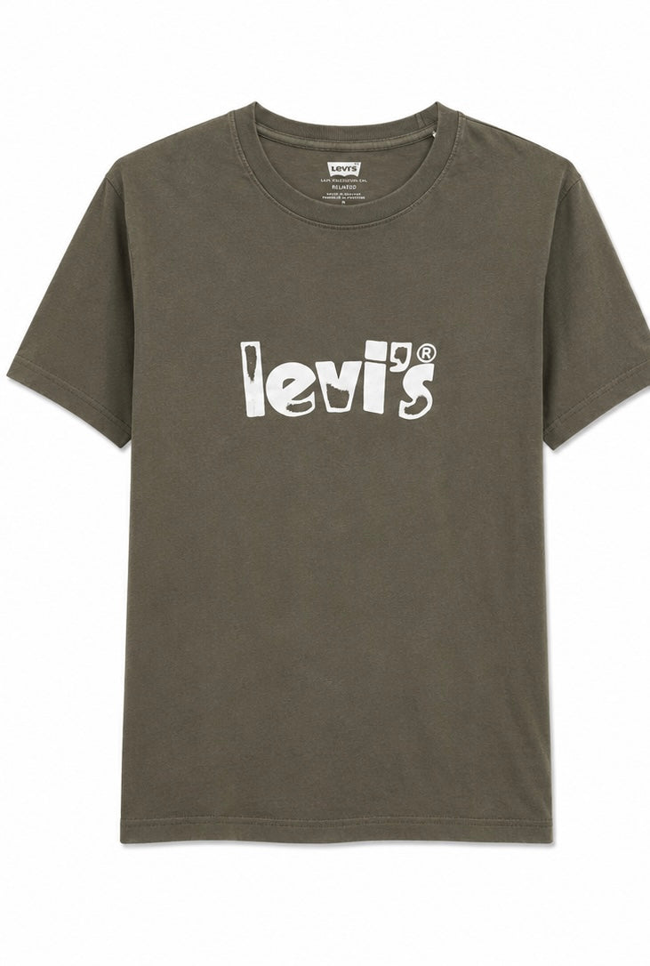Levi’s Ανδρικό T-Shirt Μπλουζάκι – Χακί – S
