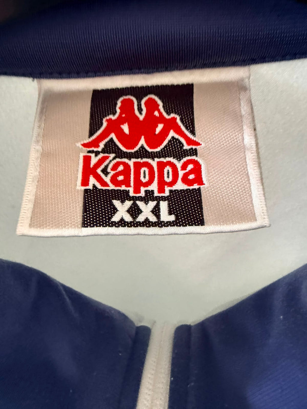 Kappa Track Jacket – Light Grey / Navy-XXL