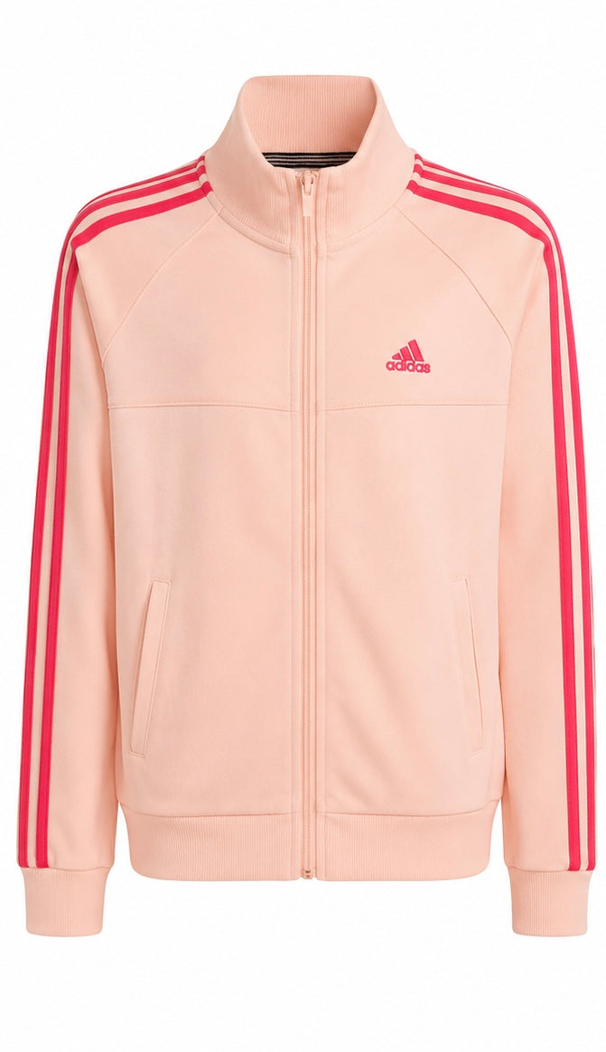 Adidas Γυναικεία Ροζ Ζακέτα Φόρμας 3-Stripes-L