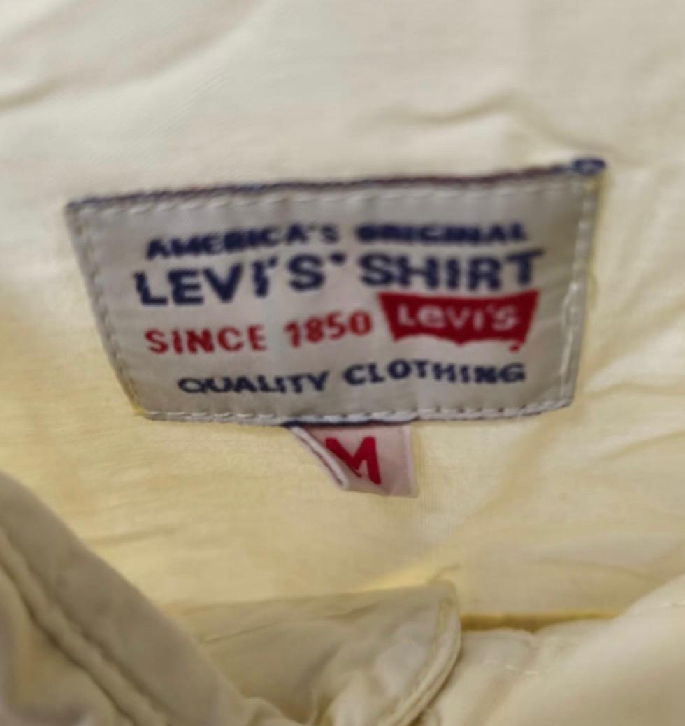 Levi’s Ανδρικό Κοντομάνικο Πουκάμισο – Ανοιχτό Κίτρινο – M