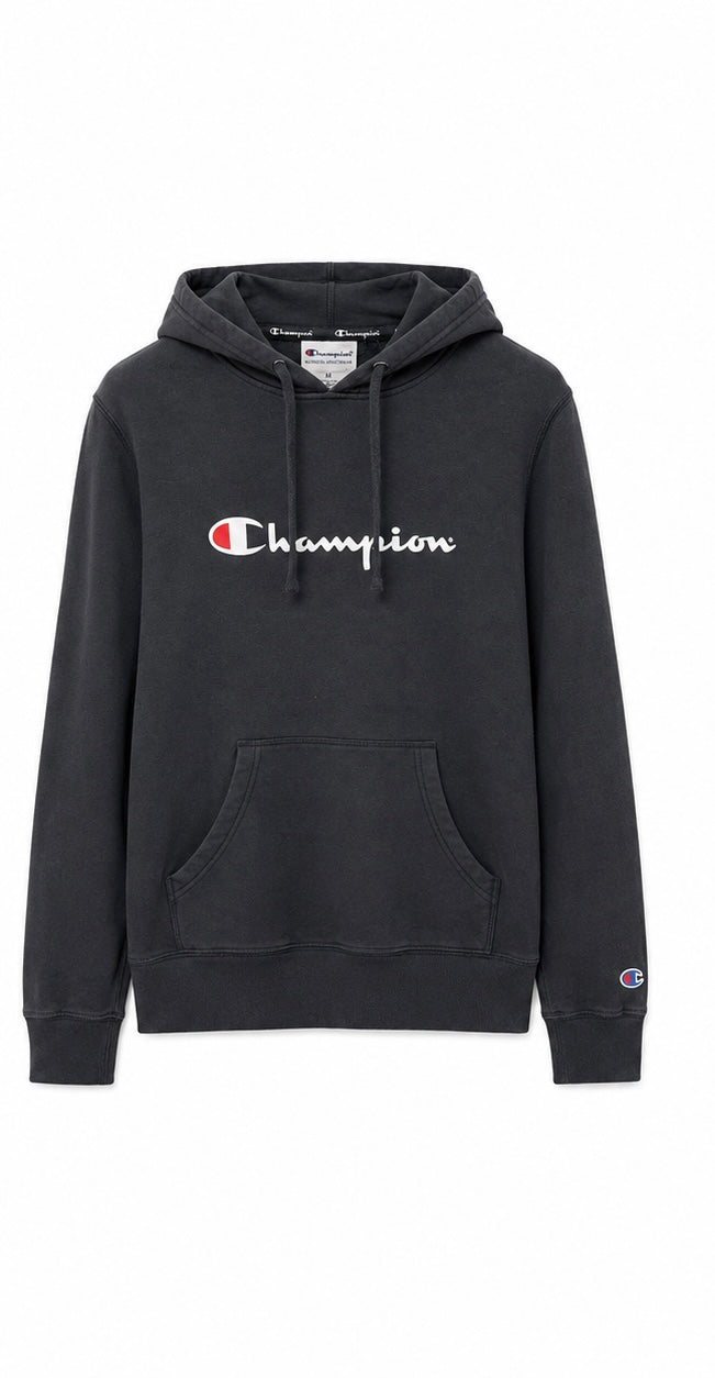 Champion Ανδρικό Φούτερ με Κουκούλα – Μαύρο – M