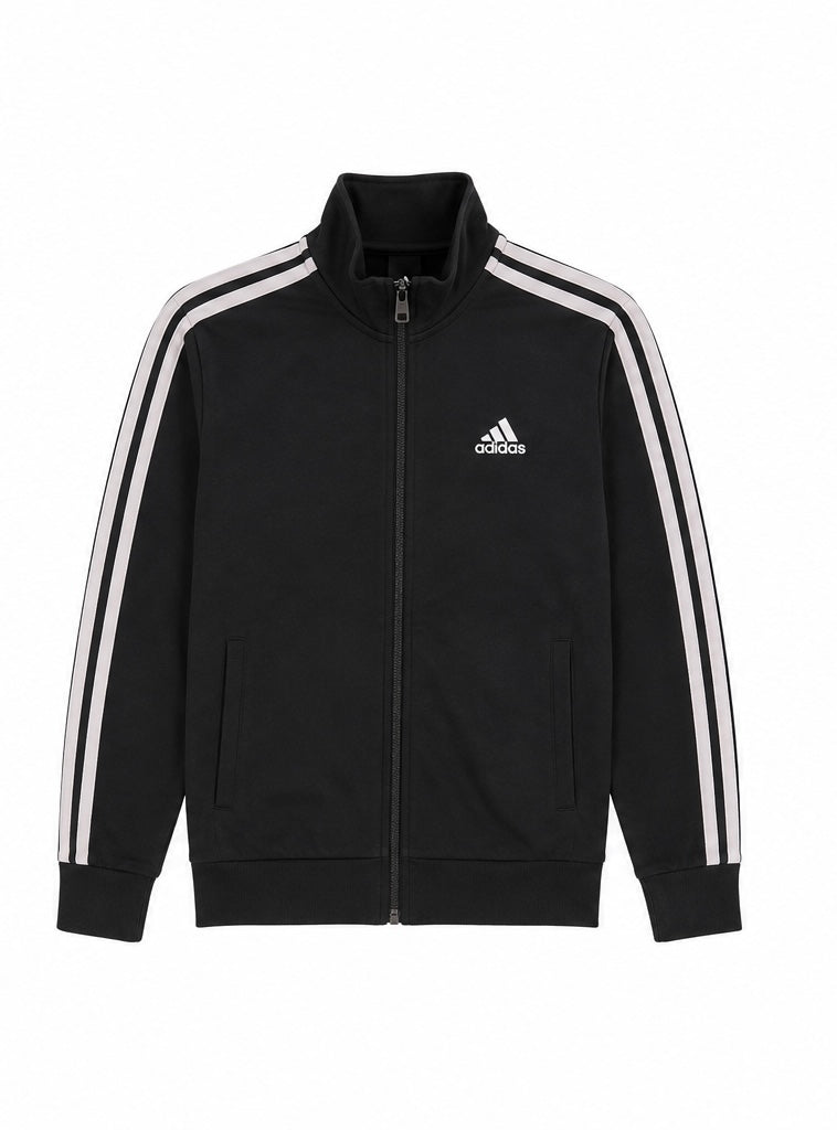 Adidas Ανδρική Ζακέτα Φούτερ – Μαύρο / Λευκό – L