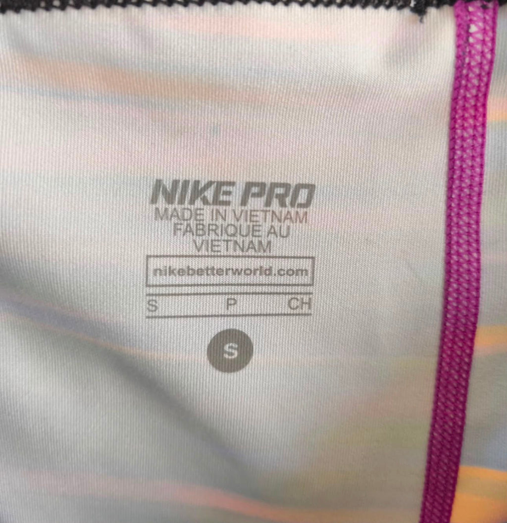 Nike Pro Γυναικείο Αθλητικό Κολάν Σορτς – Πολύχρωμο – S