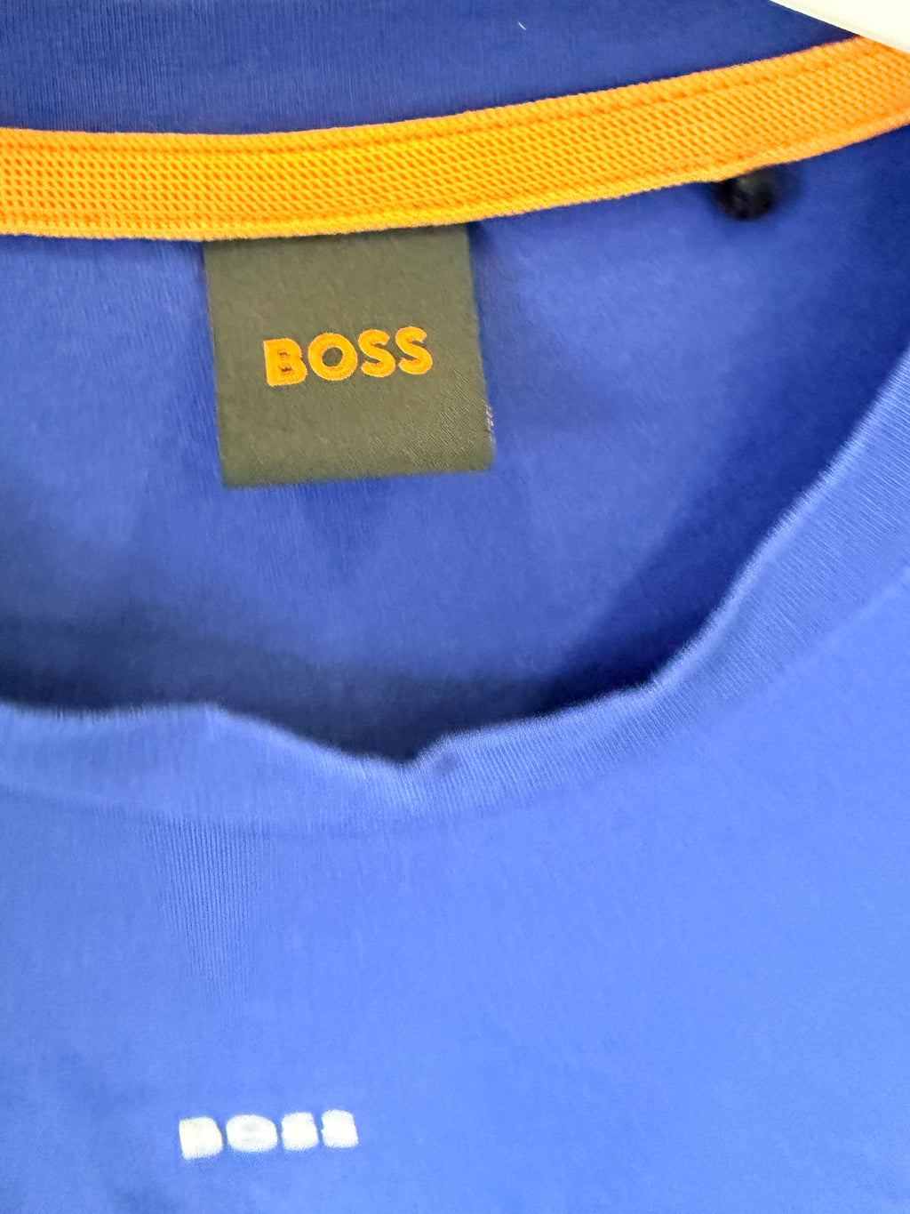 BOSS Ανδρική Μπλούζα Μακρυμάνικη Μπλε-XL