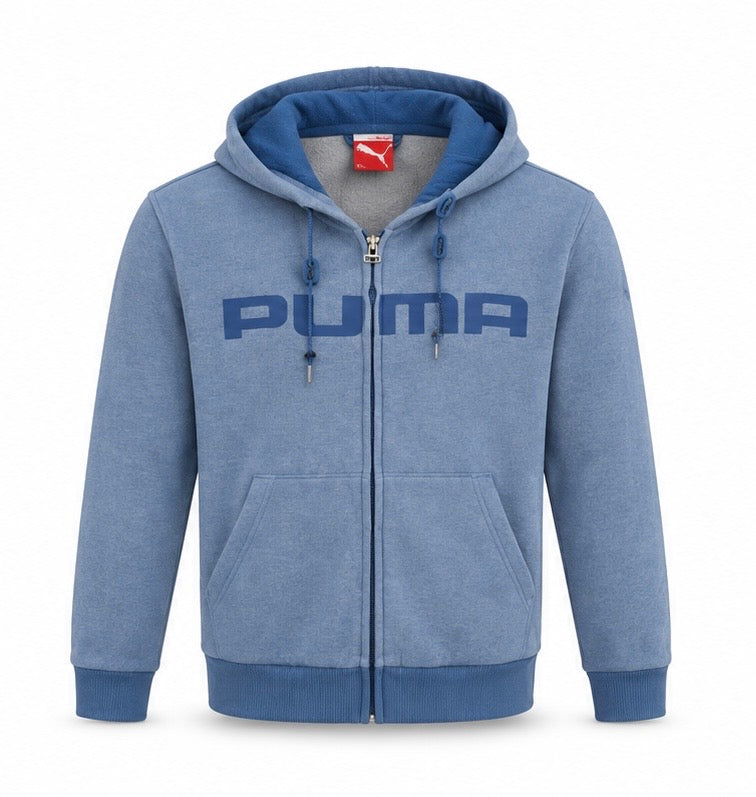 Puma Ανδρική Ζακέτα Μπλε - L
