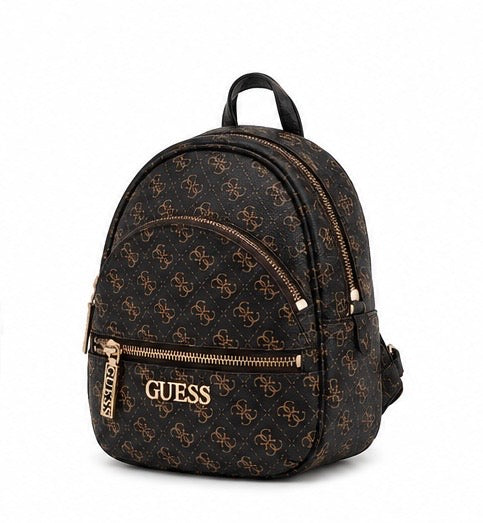 Guess Monogram Backpack – Καφέ