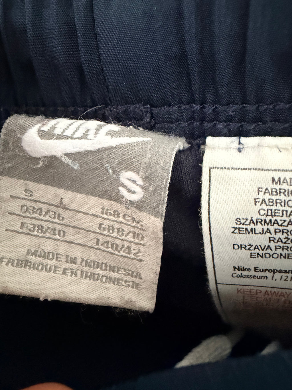 Nike Ανδρικό Μπλε Αθλητικό Παντελόνι Φόρμας-S