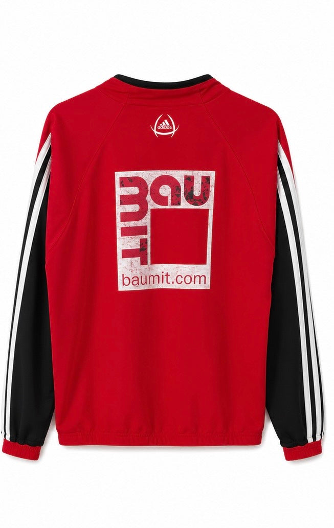 Adidas Team Track Jacket – Red/Black-XL