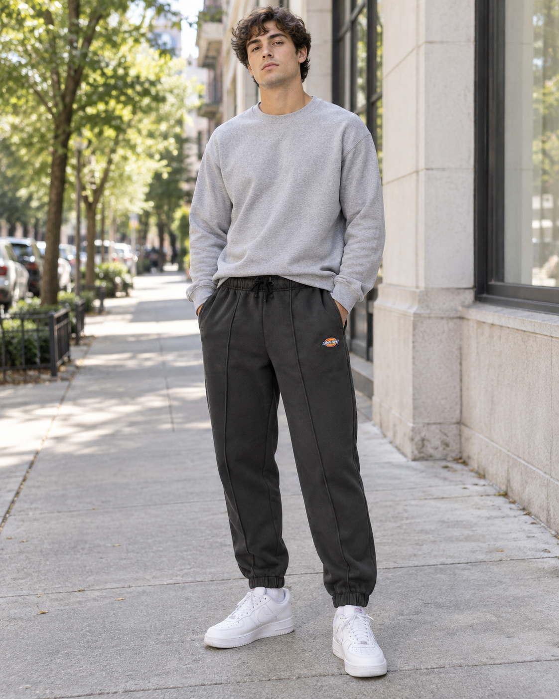 Dickies Ανδρικό Παντελόνι Φόρμας Μαύρο - S