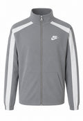 Nike Γκρι Full Zip Track Jacket με Μεγάλο Logo Πλάτης-XL