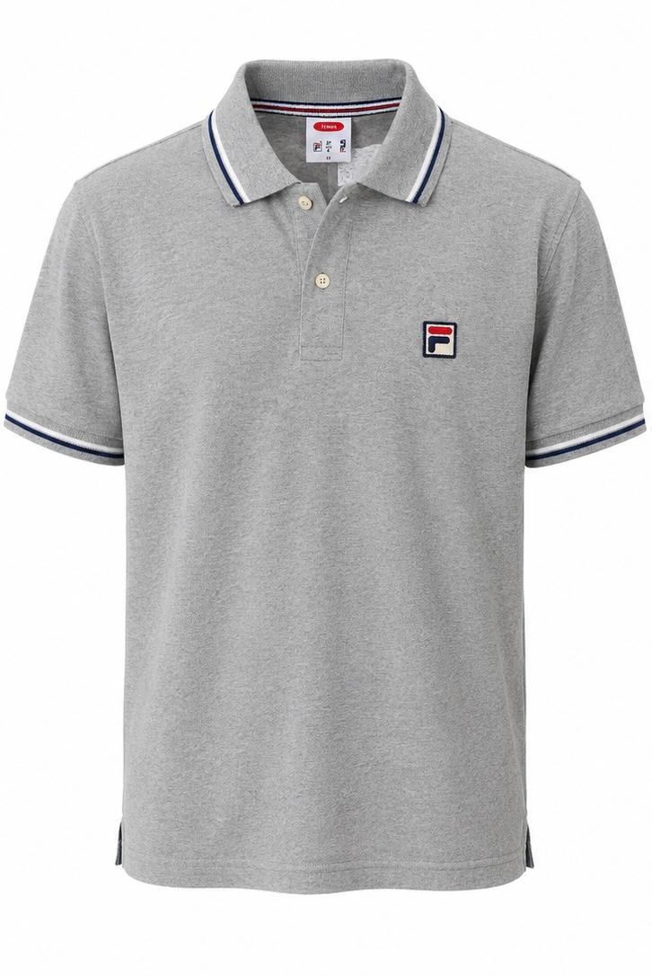 FILA Tennis Vintage Polo Shirt – Grey – M