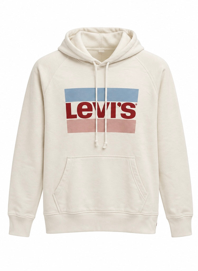 Levi's Ανδρικό Φούτερ Εκρού – M
