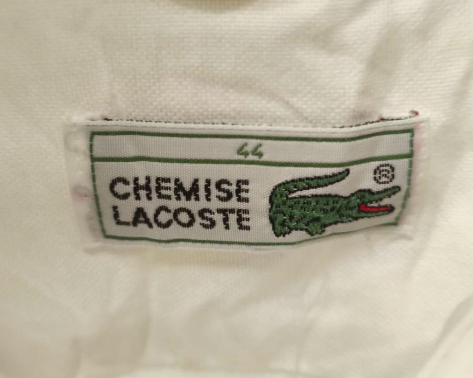 Lacoste Ανδρικό Κοντομάνικο Πουκάμισο – Λευκό – XL