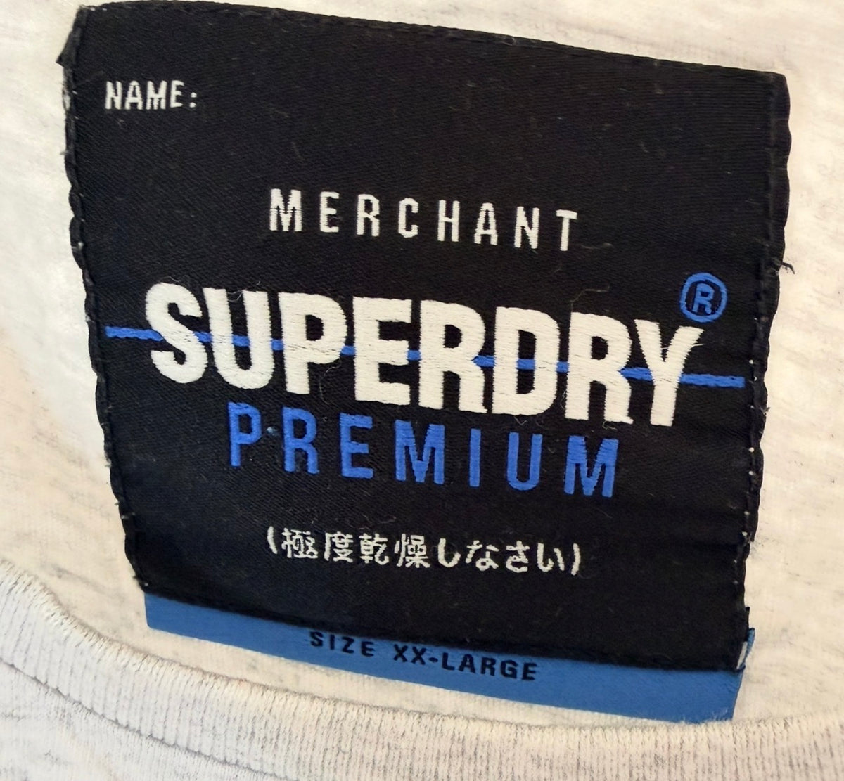 Superdry Ανδρικό T-Shirt Μπλουζάκι – Γκρι – 2XL